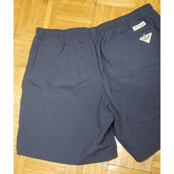 Columbia PFG Blue Nylon Fishing Water Shorts, Men's XXL, Mesh Lined, Omni-Shade - Picture 6 of 10